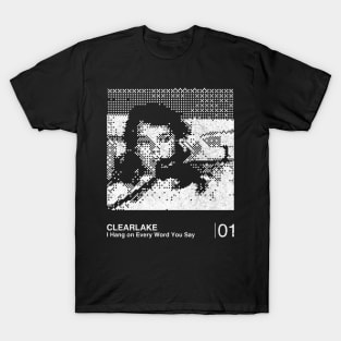 Clearlake / Minimalist Graphic Design Fan Artwork T-Shirt